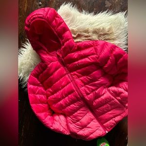 Eddie Bauer Reversible Girls size M (10/12) Pink Winter Coat